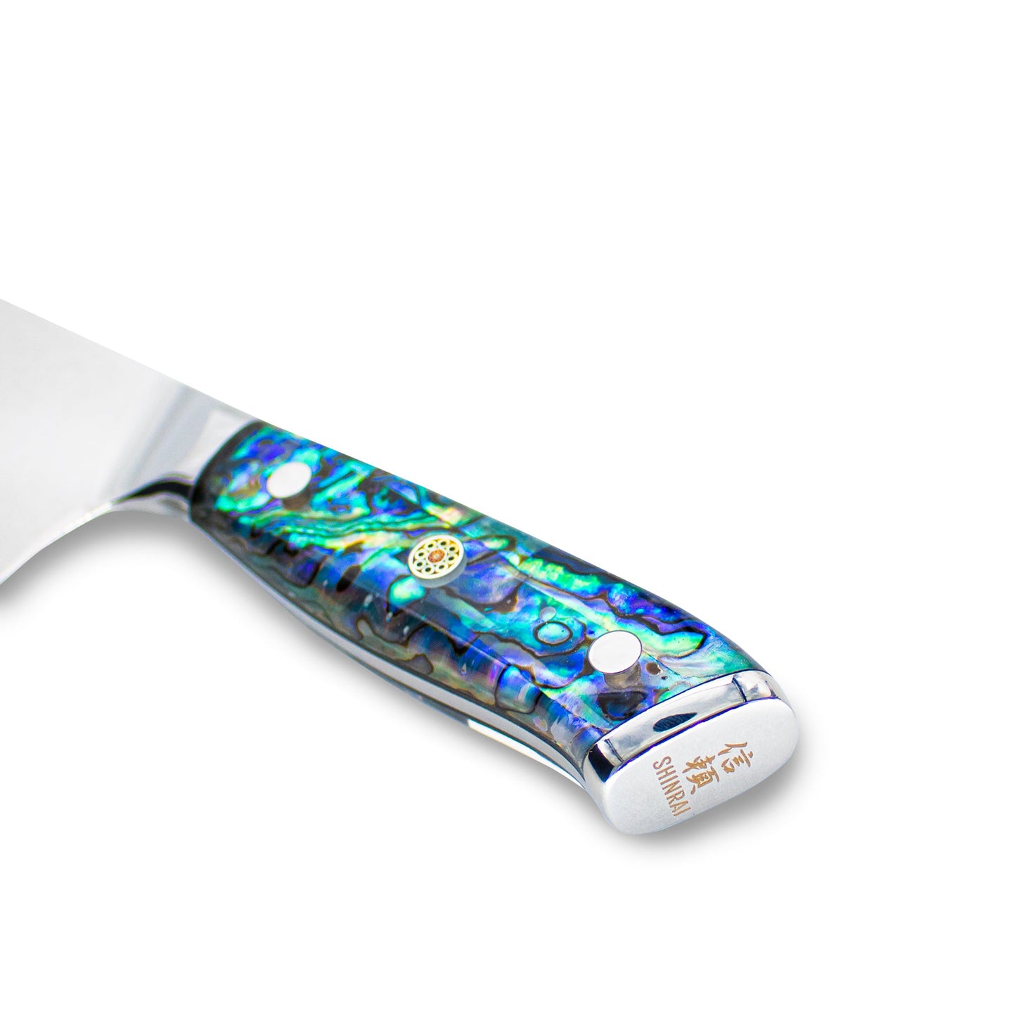 Shinrai Knives – 5-teiliges Damast-Messerset der Serie Mother of Pearl Jewels