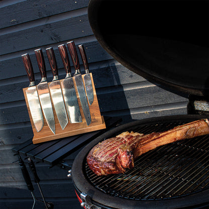 Shinrai Knives -  Damastdruck 6-teiliges Messerset