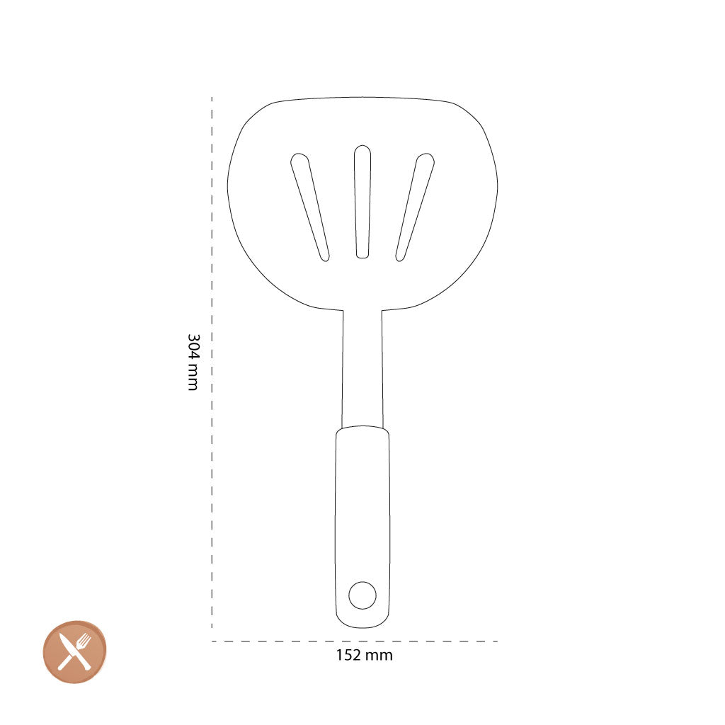 OXO - Pfannkuchenspatel aus Silikon, 30 cm