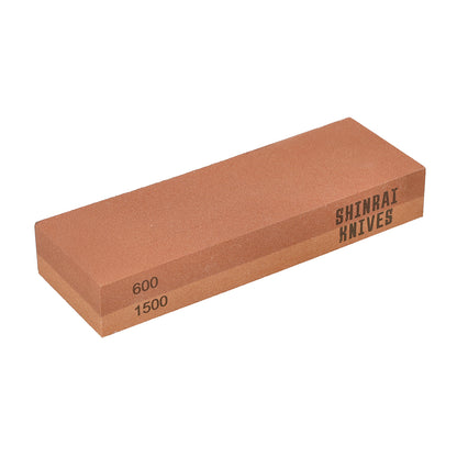 Shinrai Knives - Doppelseitiger Schleifstein - Körnung 600/1500