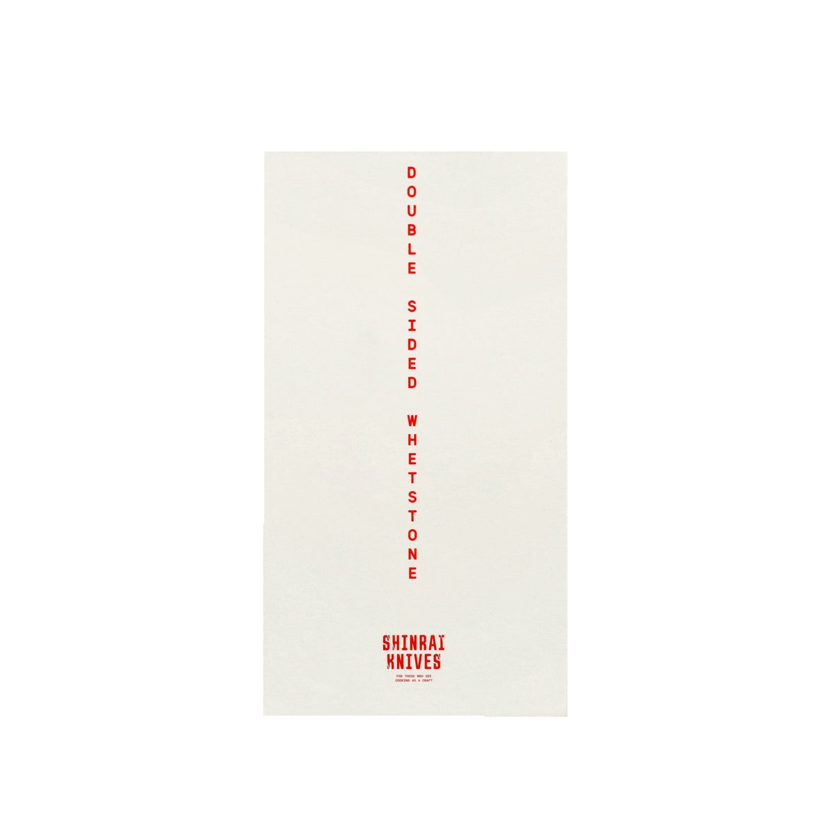 Shinrai Knives - Doppelseitiger Schleifstein - Körnung 600/1500