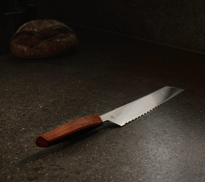 Horl - Brotmesser Walnussholz - Triple Pro Cut beidseitig gezahnt