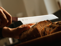 Horl - Brotmesser Walnussholz - Triple Pro Cut beidseitig gezahnt