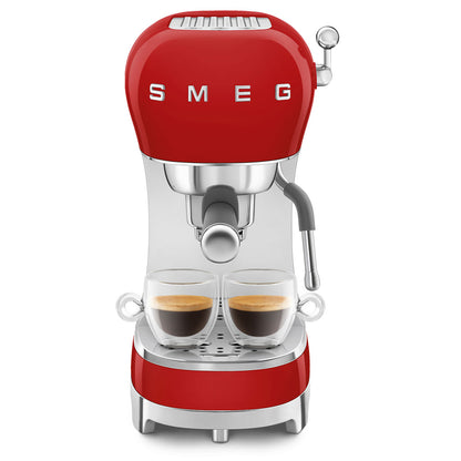 Smeg - Espressomaschine | Rot | 1950er Jahre | Manuelle Espressomaschine