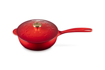 Le Creuset - Holly Collection Kochtopf ø 21 cm Gusseisen Rot