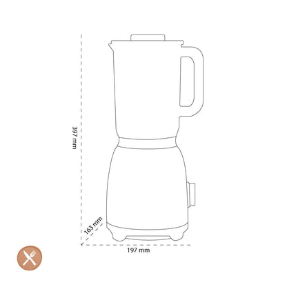 Smeg - Mixer | Wassergrün | 1950er Jahre | Tischmixer