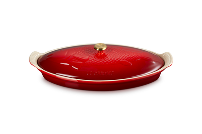 Le Creuset - Auflaufform Fisch 'Cherry Red'