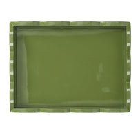 Addison Ross - Dienblad Scalloped - Eau de Nill/Khaki - 28x20 cm Dienblad Addison Ross 
