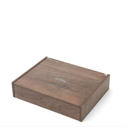 Amefa - Venus - Coffret de couverts 24 pièces pour 6 personnes, finition or brillant, présenté dans un coffret de luxe.