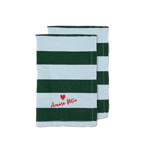 BYON - Serviettes - Amour - Lot de 2 serviettes BYON