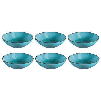 Medard de Noblat - Feeling Turquoise Pastateller 18 cm (6er-Set)