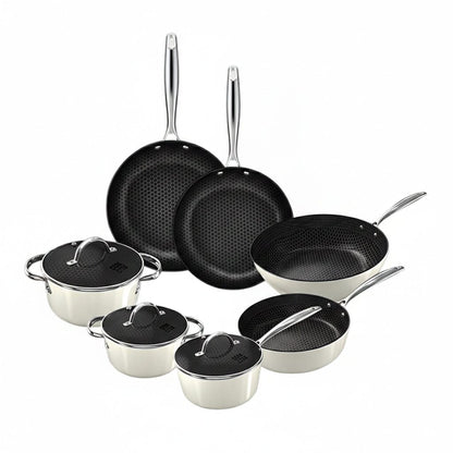 Cook & Pan - Honey Go Ivory Pannenset 7-delig Pannenset Cook & Pan 