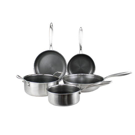 Cook & Pan - Honey RVS Pannenset 5-delig Pannenset Cook & Pan 