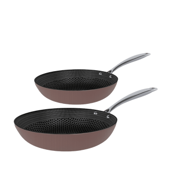 Cook & Pan - Honey Taupe of Mind Koekenpannenset 2-delig Pannenset Cook & Pan 