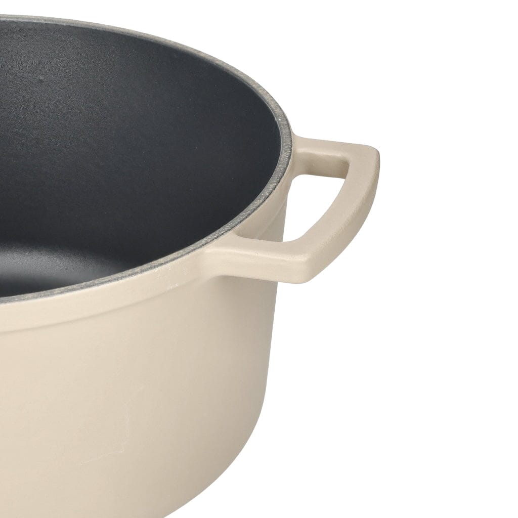 Cook & Pan - Taupe of Mind Gietijzeren Braadpan 28 cm - 6.5 liter Braadpan Cook & Pan 