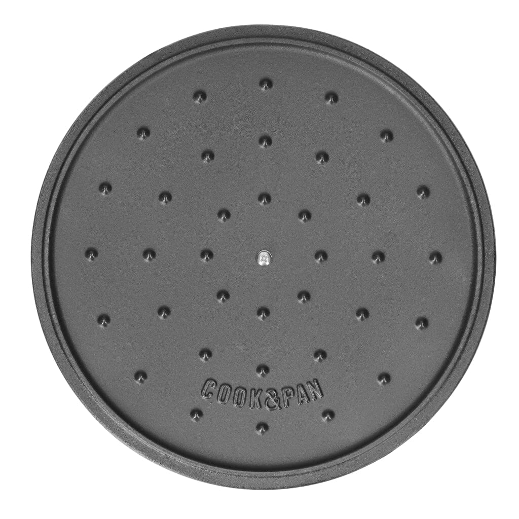 Cook & Pan - Taupe of Mind Gietijzeren Braadpan 28 cm - 6.5 liter Braadpan Cook & Pan 