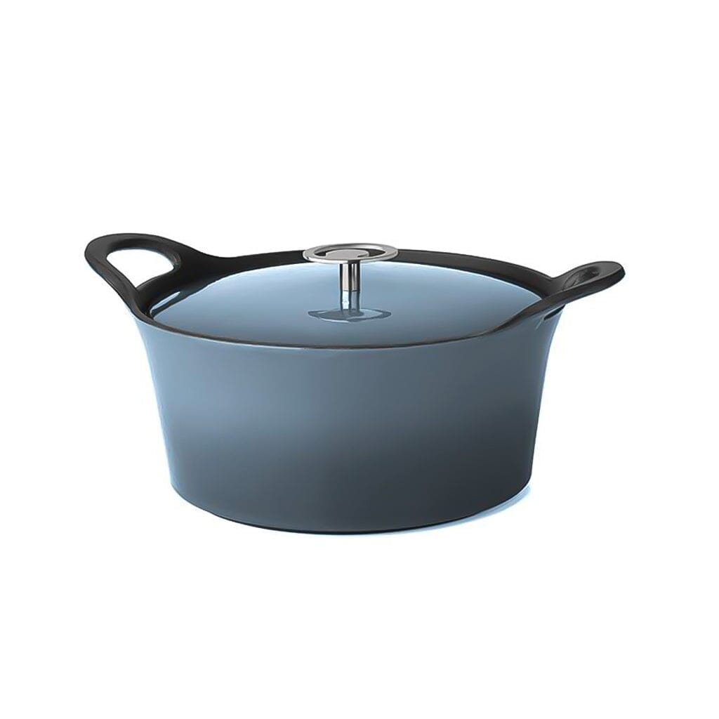 Cousinox - Cast Iron Casserole Denim Blue 24cm Cuisinox 