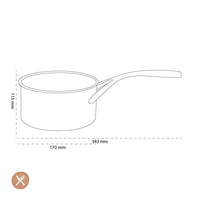 Demeyere - Atlantis 7 Steelpan zonder deksel 16 cm Steelpan Demeyere 