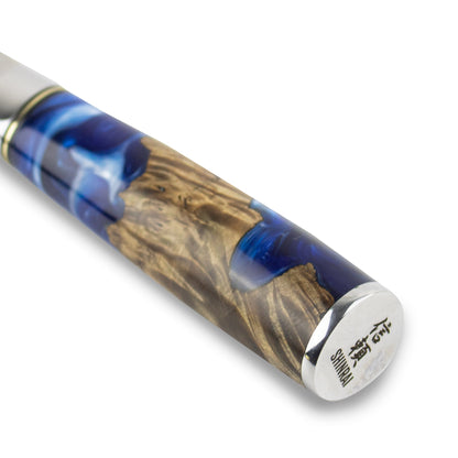 Shinrai Knives - Epoxy Sapphire 6-teiliges Damaszener-Messer-Set