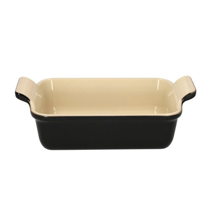 LeCreuset - Rechteckige Auflaufform Ebenholzschwarz 26x19cm 2,1l