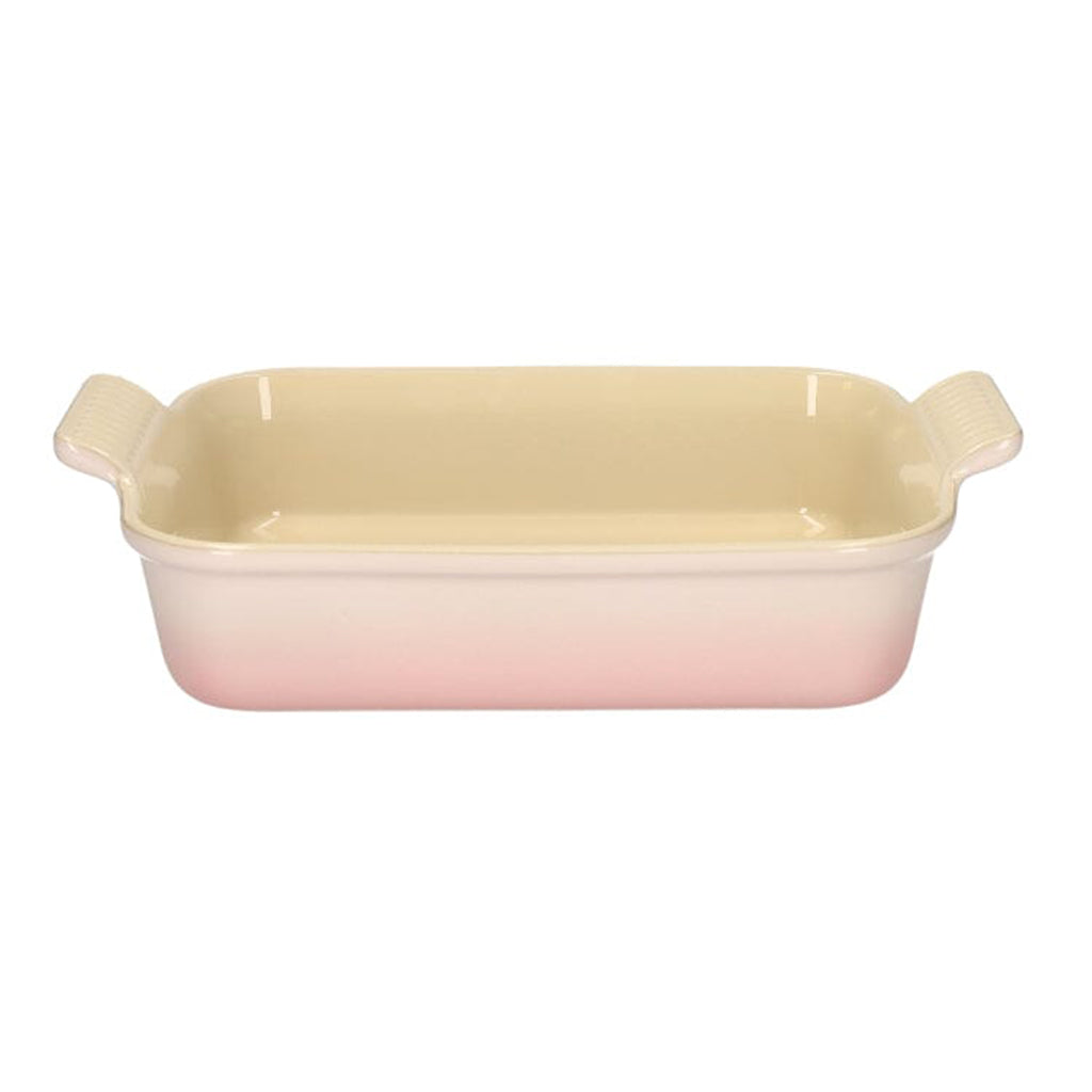 LeCreuset - Rechteckige Auflaufform Shell Pink 26x19cm 2,1l