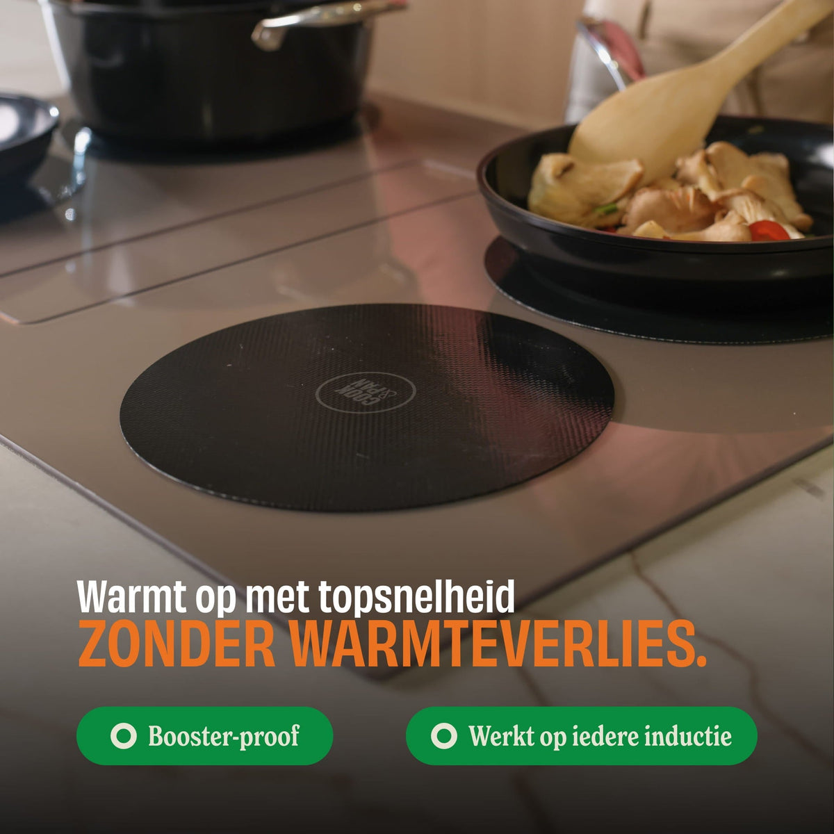 Cook & Pan - Taupe of Mind Induktionsschutz-Set - 4er-Pack