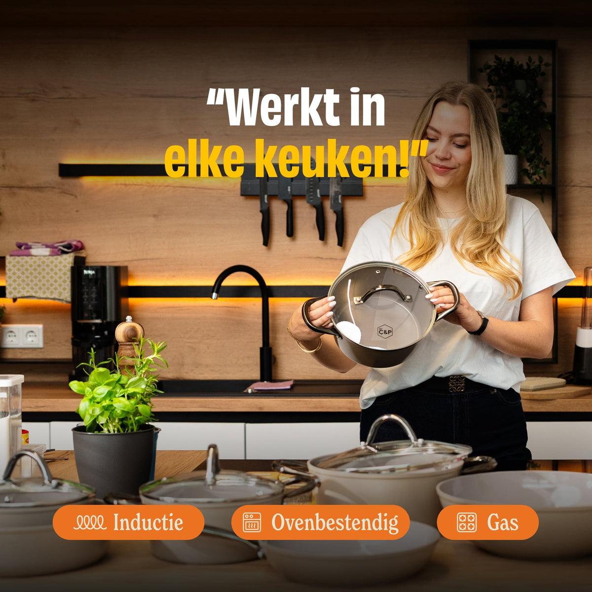 Cook & Pan - Taupe of Mind Schwenkpfanne 28 cm