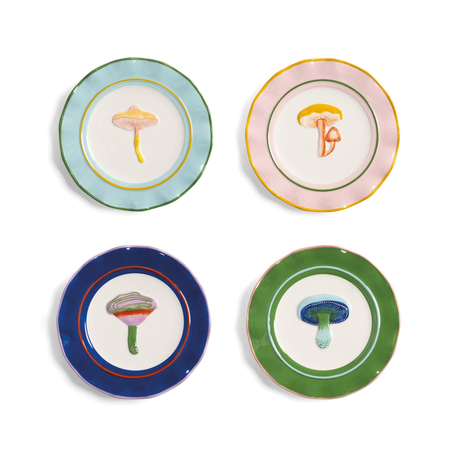 &Klevering - Borden Magic Mushroom - Set Van 4 Borden &Klevering 