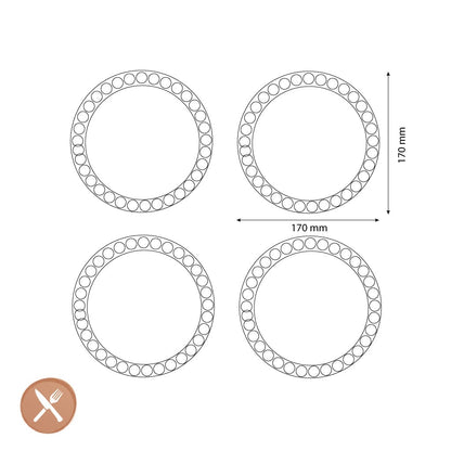 &amp;Klevering - Jeu de 4 assiettes &amp;Klevering