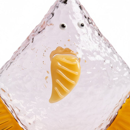 &Klevering - Kandelaar - Vis - Roze Kandelaar &Klevering 