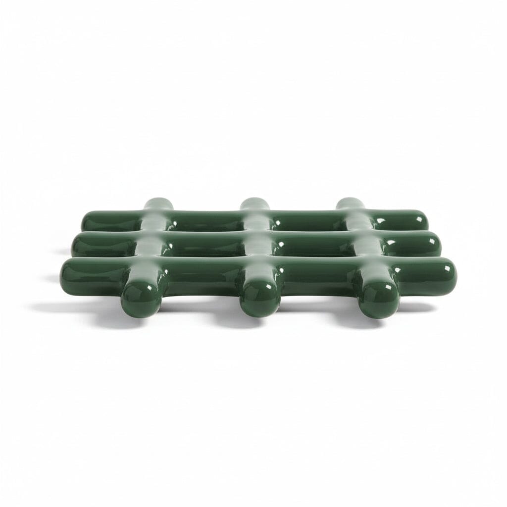 &Klevering - Onderzetter - Grid - Groen Onderzetter &Klevering 