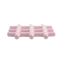 &Klevering - Onderzetter - Grid - Roze Onderzetter &Klevering 