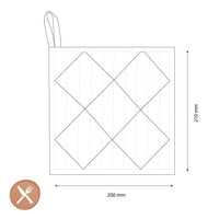 &amp;Klevering - Manique - Maniques à carreaux &amp;Klevering
