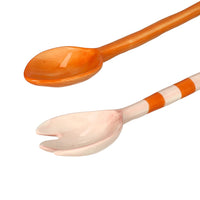 &Klevering - Saladebestek boavista gestreept Slabestek &Klevering 