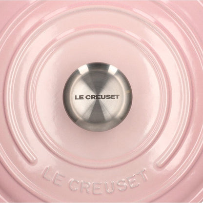 Le Creuset - Braad- / Stoofpan Signature rond Shell Pink 24cm 4,2l Le Creuset 