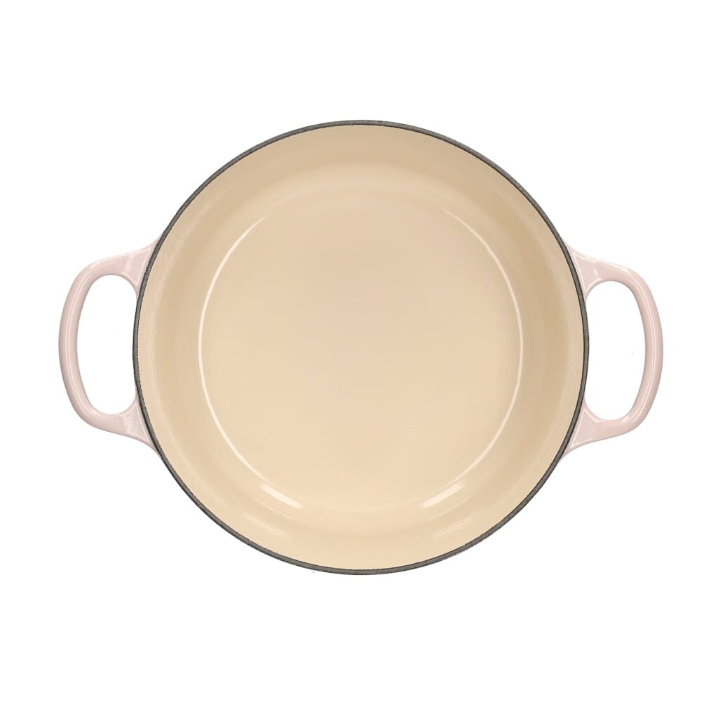 Le Creuset - Braad- / Stoofpan Signature rond Shell Pink 24cm 4,2l Le Creuset 