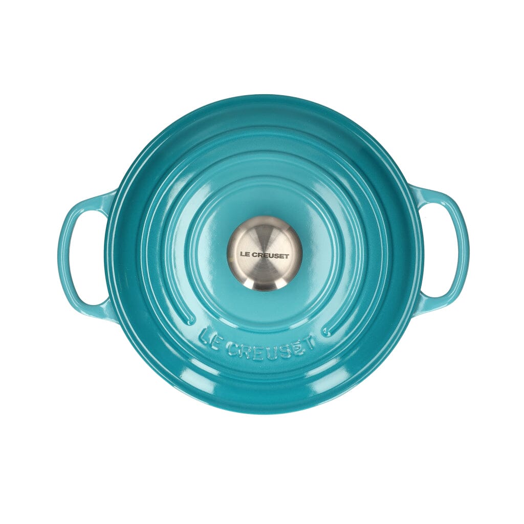 Le Creuset - Braadpan Signature rond Caribbean Blue 24cm 4,2l Le Creuset 