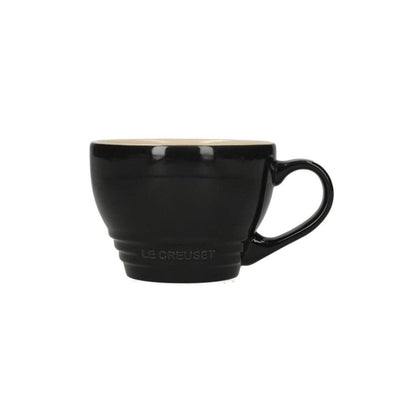 Le Creuset - Grote Cappuccino Mok Ebbenzwart 0,4l Mokken Le Creuset 