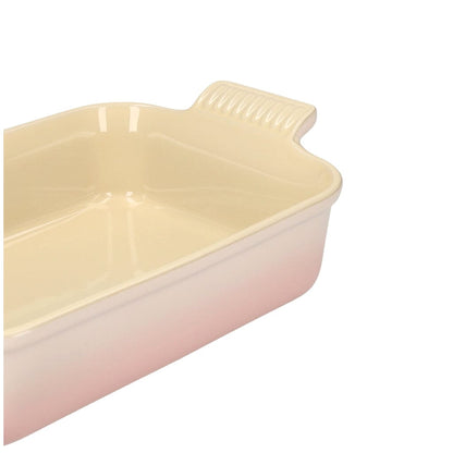 Le Creuset - Heritage Ovenschaal rechthoekig Shell Pink 26 x 19 cm Ovenschaal Le Creuset 