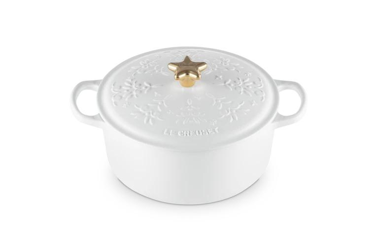 Le Creuset - Noel braadpan 4,2 liter ø 24 cm gietijzer Cotton Braadpan Le Creuset 