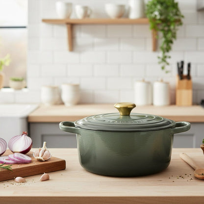 Le Creuset - Signature Braadpan - Thyme - 24 cm Braadpan Le Creuset 
