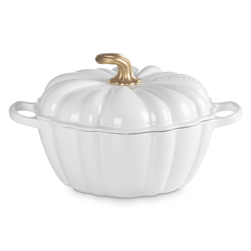 Le Creuset - Signature Pompoen Braadpan Wit 24 cm Braadpan Le Creuset 