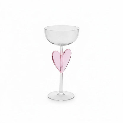 Lepelclub - Campagne Coupe - Hart - Roze Champagne glazen LepelClub 