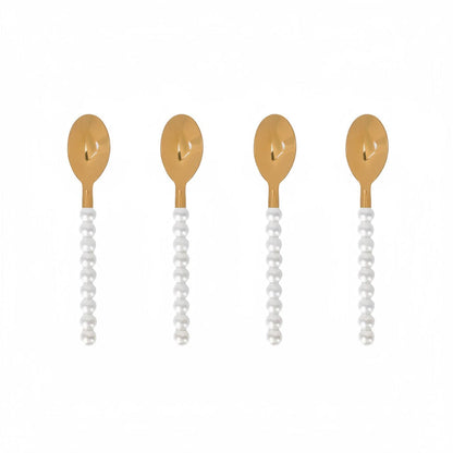 Lepelclub - Koffielepels - Parel - Set Van 4 LepelClub 