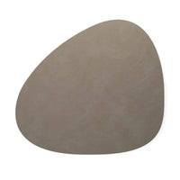 Lind DNA - Placemat Curve L Nupo Lichtgrijs Placemat Lind DNA 