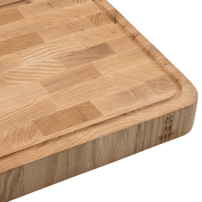 Luxe snijplank eikenhout - 40 x 25 x 4 cm Houten snijplank Shinrai Japan 