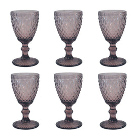 Medard de Noblat - Diamond - Wine Glass 20cl - Purple (set of 6) Medard de Noblat 