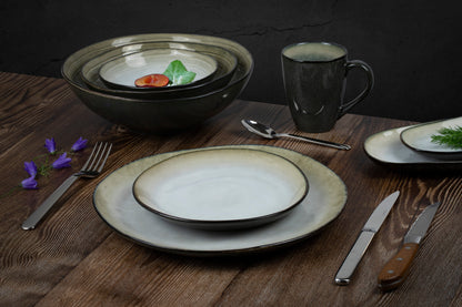 Medard de Noblat - Shadow Nacre Dinnerbord 28 cm (set van 6) Dinerborden Medard de Noblat 