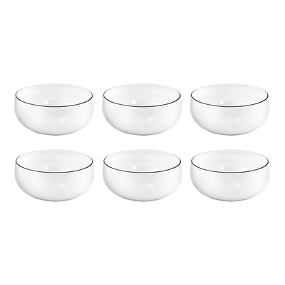 Médard de Noblat - Bol Petit Déjeuner Yaka Noir 13 cm (lot de 6)