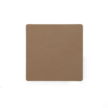 Lind DNA - Glasuntersetzer quadratisch Nupo Clay Brown